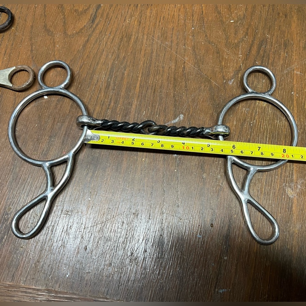 bit 5.25” western gag, twisted wire